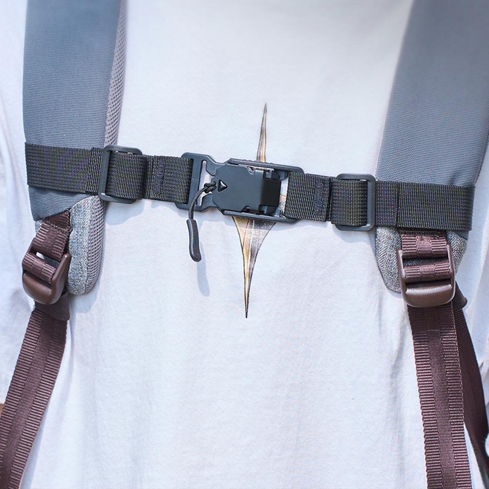 Backpack Chest Strap with Magnetic Buckle Backpack Shoulder Strap Fixed Belt Non-Slip Backpack Sternum Strap for Kids Adults
