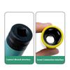 Drive Impact Wrench Sockets Set Sleeve Durable Plastic Locking Nut Removal 15mm 17mm 19mm 21mm and 22mm Wheel Protector Motor