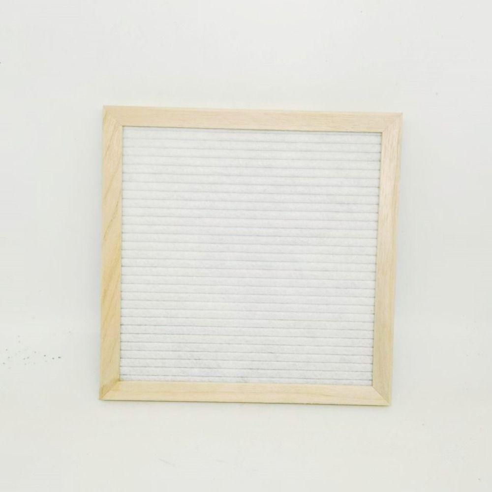 Durable Wooden Letter Message Board Changeable Symbols Home Decorations Felt Letter Board 10x10 Inch Blackboard Home