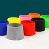 Silicone World Silicone Anti scalding Anti Slip Coffee Cup Cover Universal Tapered Thread Cup Sleeve Mug Ceramic Glass Cup Cover