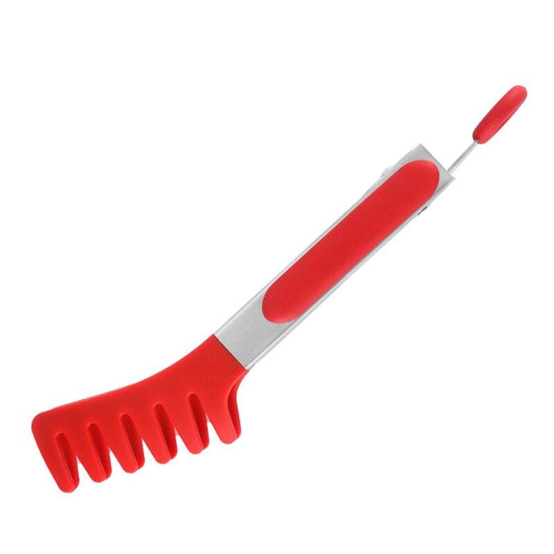 

Расческа Нержавеющая сталь Силиконовый Пищевой зажим Зажим для барбекю Выпечка Хлеб Стейк Кухонные инструменты 7 inches