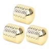 3 Pcs Electric Guitar Knob Exquisite Appearance Sturdy Metal Universal Guitar Potentiometer Replacement Knob