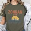 Zohran pour New York City T-shirt Mode Vintage Skyline de NYC T-shirts Confort Coton Manches Courtes T-shirt Inspiré de Zohran Mamdani Cadeau