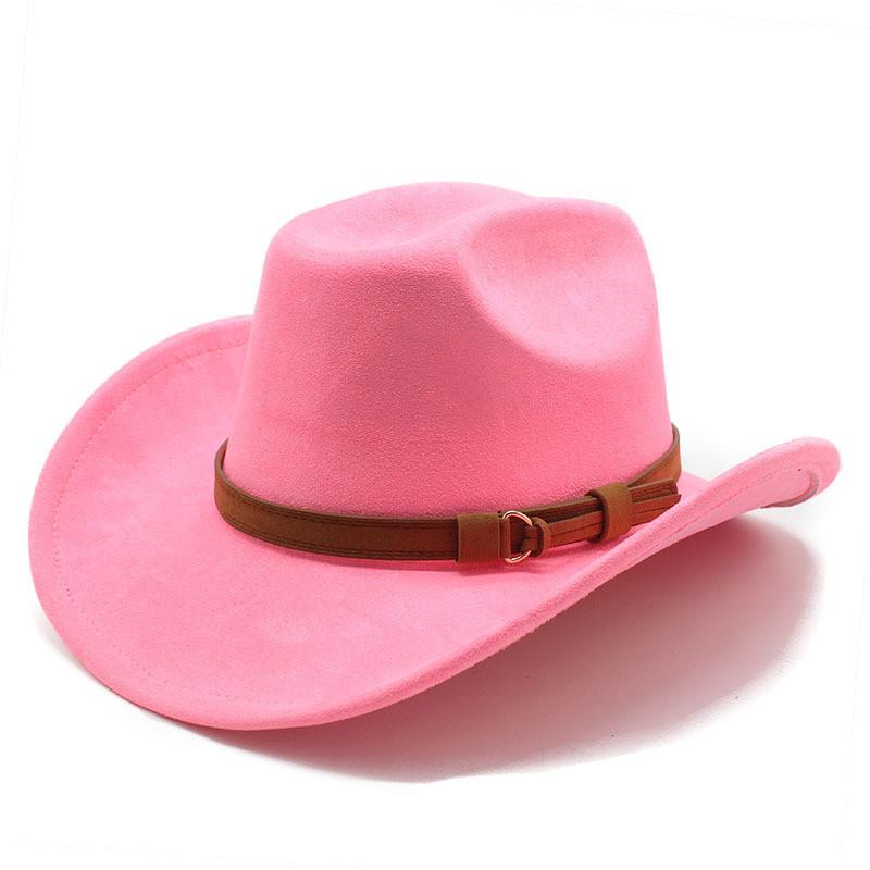 Traditional Knot Pattern Wool Felt Hat With Wide Brim For Men And Women