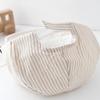 Unisex Striped Octagonal Baby Hat - British Style, Soft Brim Baseball Cap for Spring & Autumn