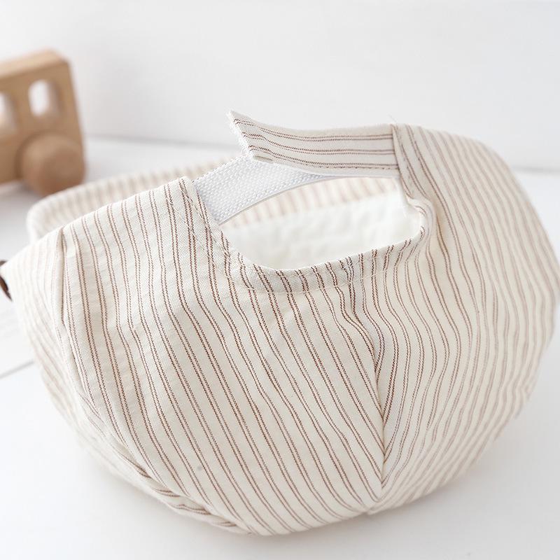 Unisex Striped Octagonal Baby Hat - British Style, Soft Brim Baseball Cap for Spring & Autumn