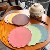 Silicone Coasters Flower Heat Insulation Antiskid Drink Cup Mats Waterproof Pot Bowl Pad Table Protector Drinkware Decoration