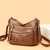 Vintage Pu Leather Luxury Purses and Handbags High Quality Women's Bag Design Multi-pocket Ladies Crossbody Shoulder Bags