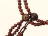 Soka Gakkai prayer beads genuine rosewood with eight leaves mark paulownia (mala beads) (in box) (2-inch shaku)