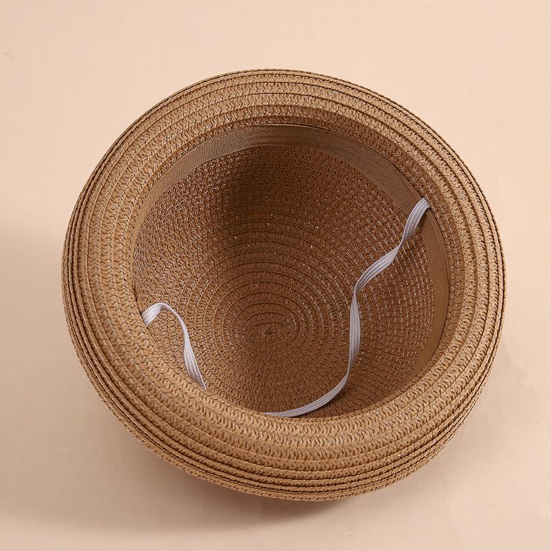 Cappello di Paglia Estivo per Bambini Uomini e Donne Dinosauro Cartone Animato 3-6 Anni Carino Dinosauro 3D Tridimensionale Cappello da Pescatore