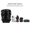 Modular Motorcycle Side Bag Convertible to Shoulder Pack with 8L Waterproof Interior & Anti Slip Mesh Compartment