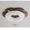 Chinese-Style Walnut Bedroom Ceiling Light: Smart Pumpkin Design, Super Bright, Eye-Protecting Fixture