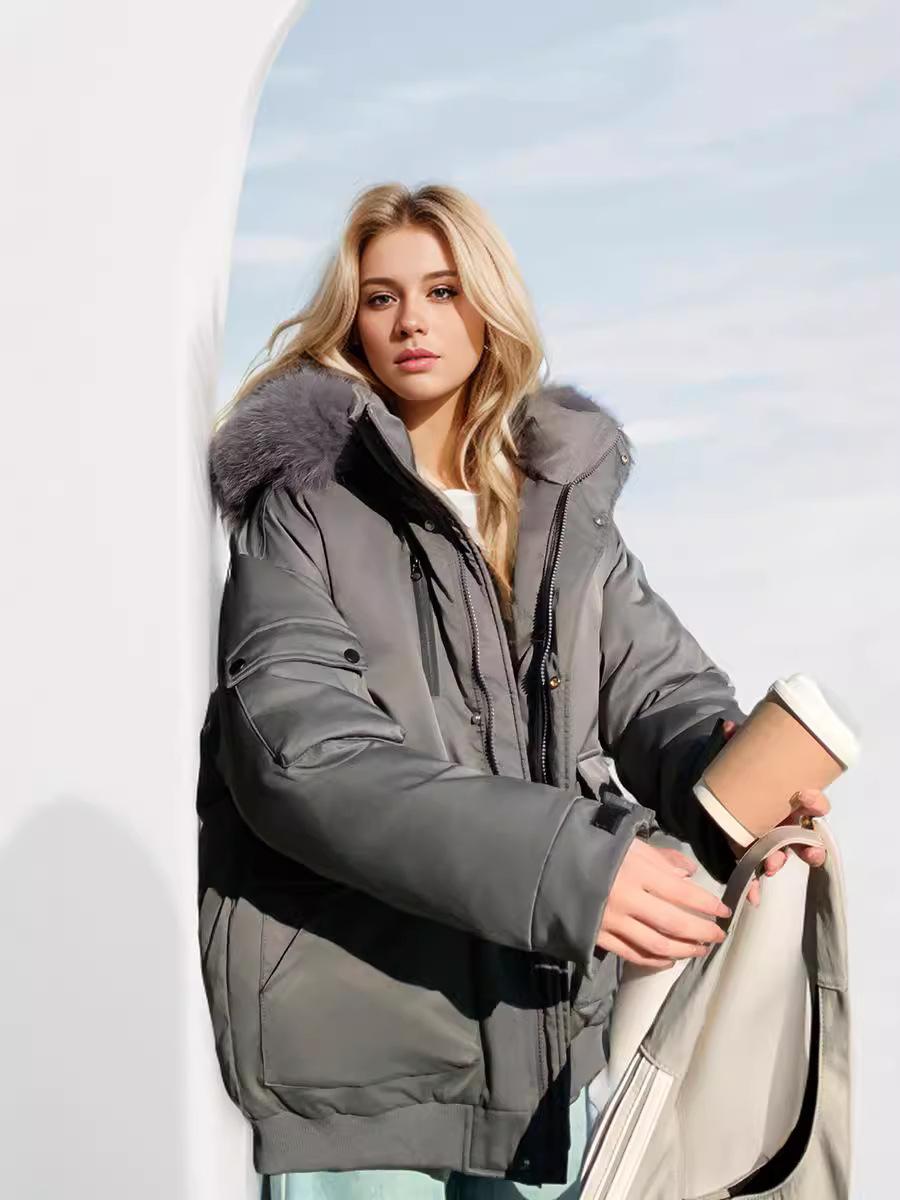 Парки с меховым воротником — фото 9