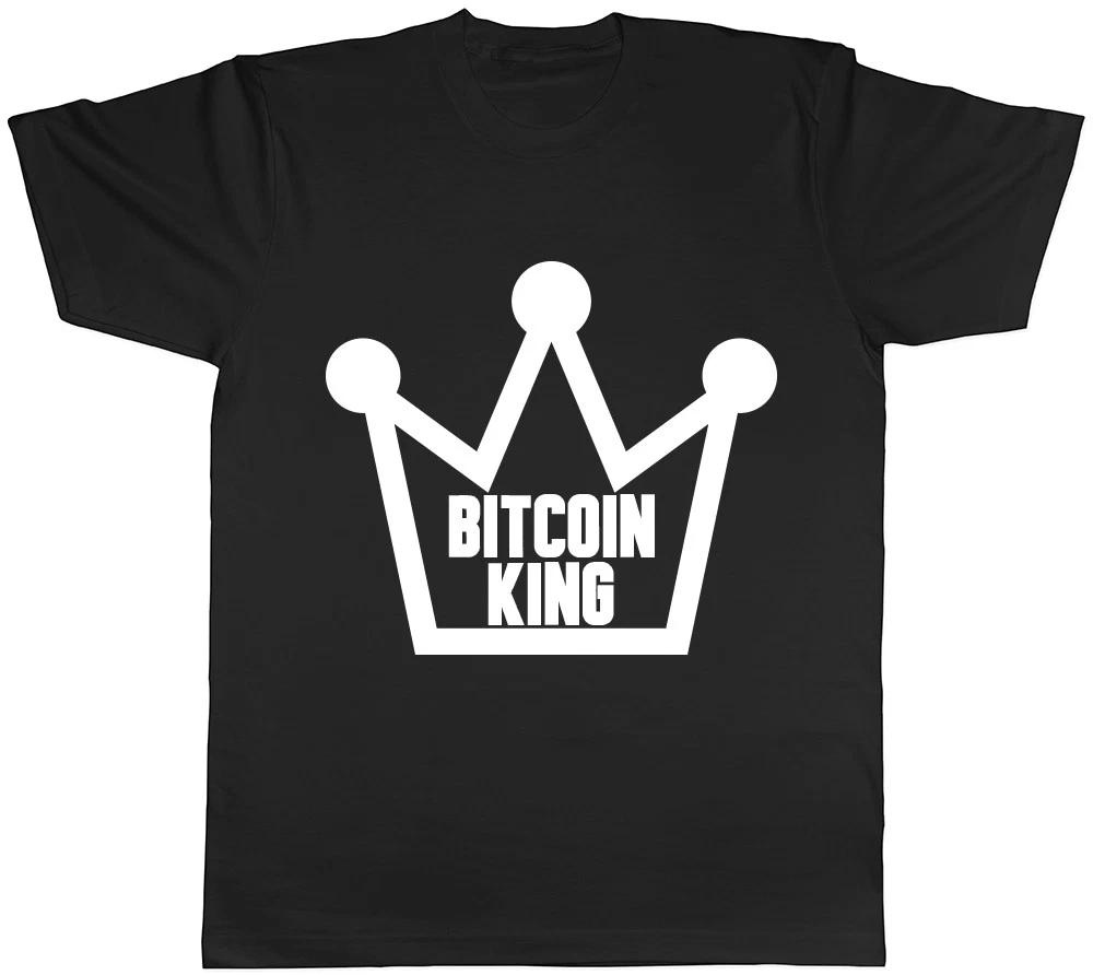 Bitcoin King Mens Womens Ladies Unisex T-Shirt XXXXL