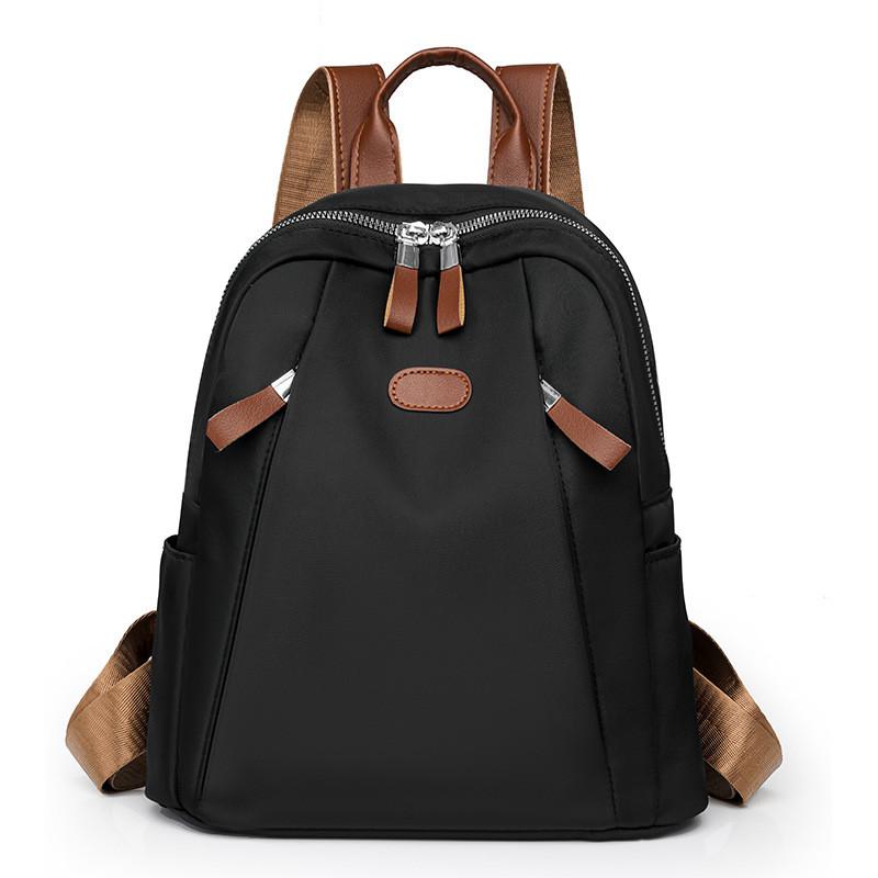 IELGY Backpack Large Capacity Ladies Oxford Cloth Lightweight School Bag Water Repellent