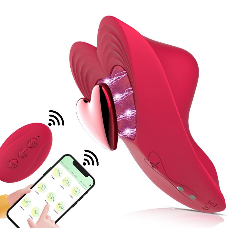 Wibratory Motylkowe Sterowane Aplikacją Dla Kobiet Noszone Majtki Wibrator Stymulator Łechtaczki 10 Trybów Wibrujący Dorosły Seks Zabawka