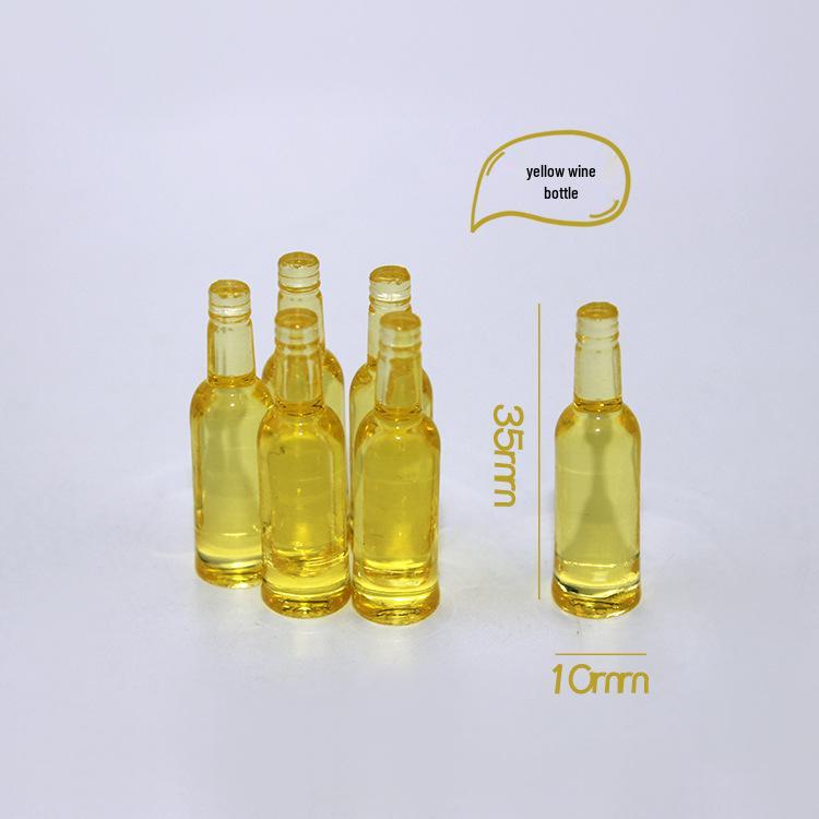 52DOLLHOUSE Miniature Dollhouse Accessories: Multi-Color Mini Wine Bottles (D171)