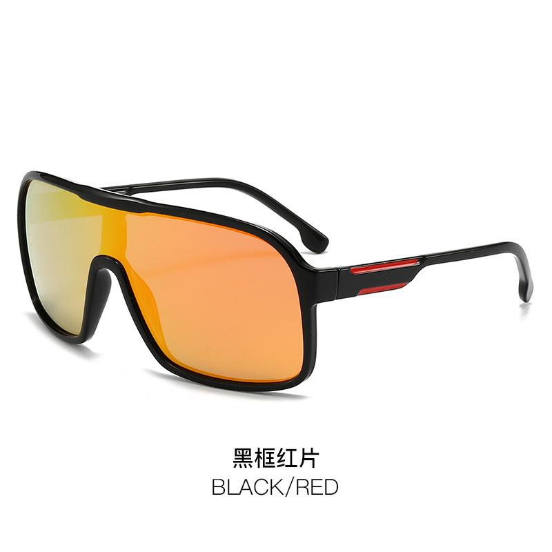 8458 Large Frame Sports Sunglasses Outdoor Cycling Glasses Fashion Colorful Trend Polarized Sunglasses
