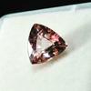 Natural Padparadscha Sapphire 7 Carat Trillion Cut Loose Gemstone