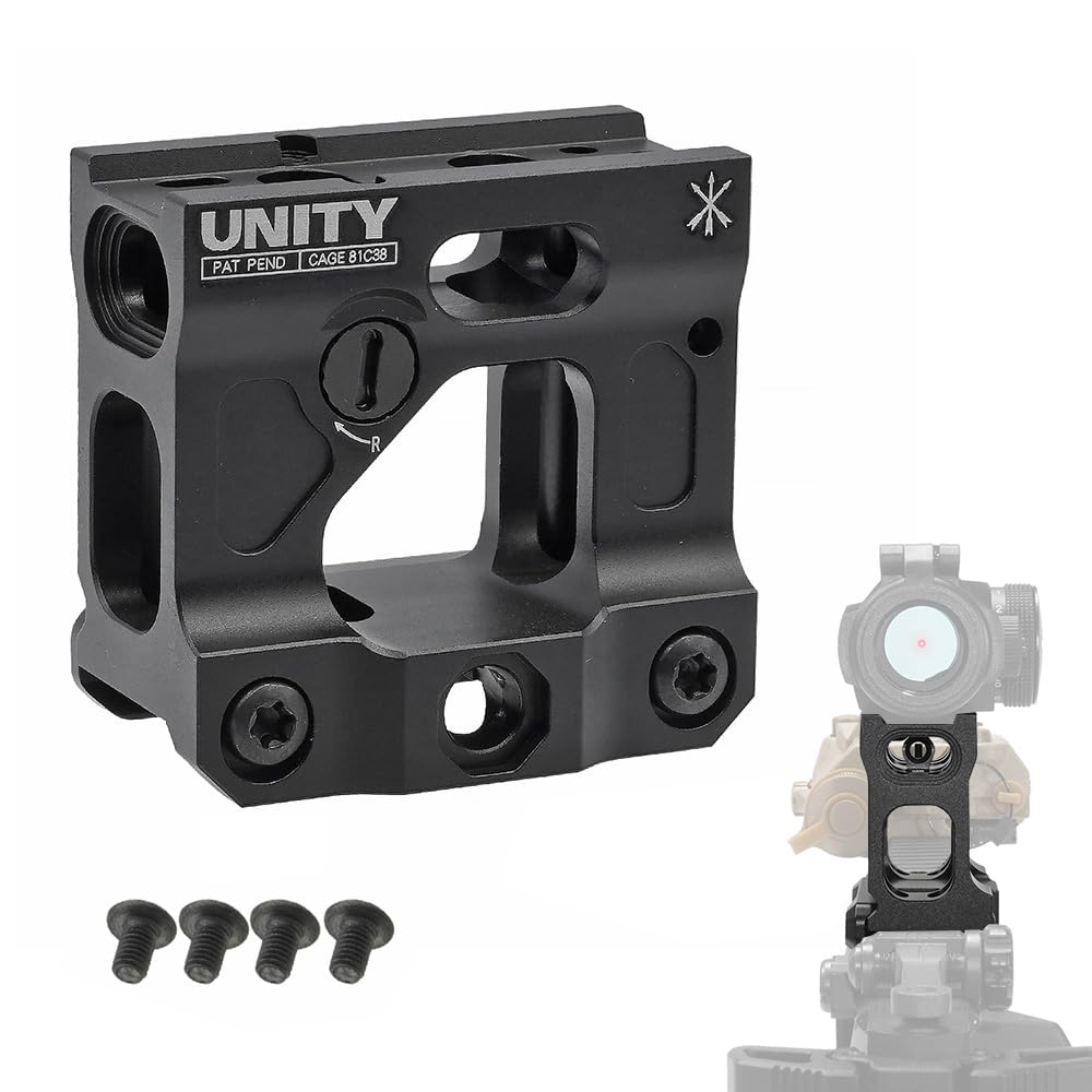 Ryohin Buhin UNITY FAST MICRO MOUNT Replica High Mount for T1/T2 Dot Sights with Built-in BUIS