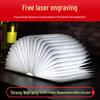 Folding Wooden Book Light: Creative Bedside Wireless Night Lamp