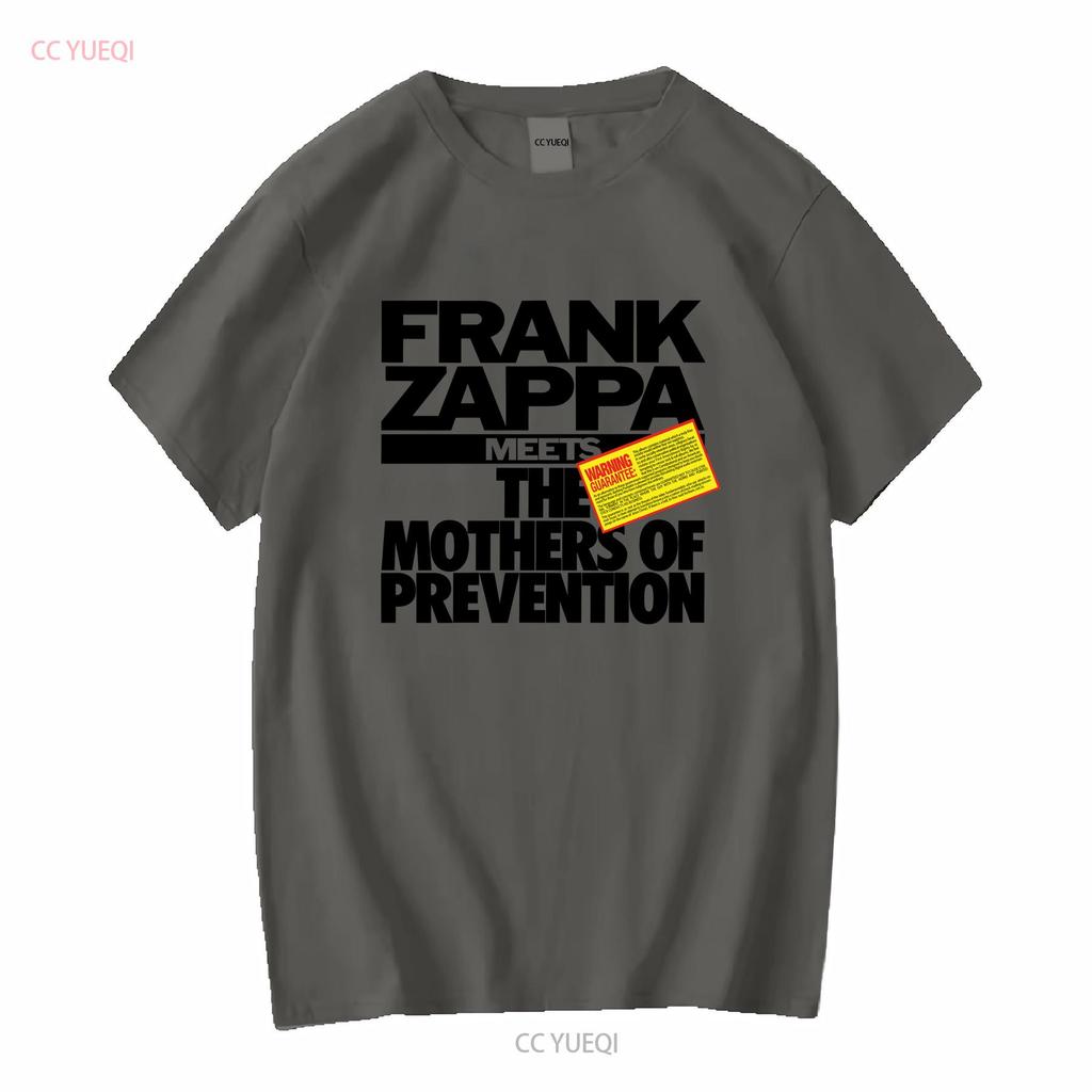 Frank Zappa 'The Mothers Of Prevention' Weißes T-Shirt NEU OFFIZIELL Vintage Gewaschen Lässig Unisex Stilvoll Leicht Bequem