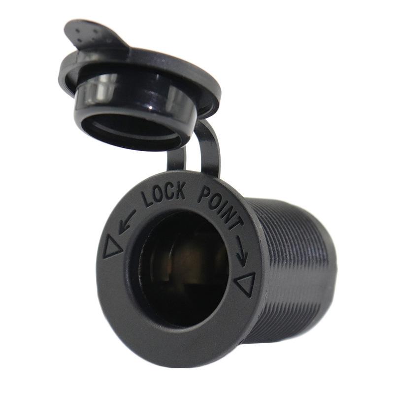 Car Cigarette Lighter Socket 12V 24V Adapte Plug Motorcycles Cigar Jack Multi Socket For Marine Boat Motorcycle Truck RV ATV