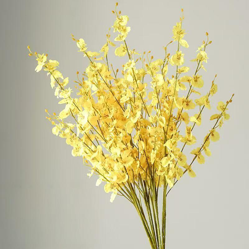 Dancing Orchid High-Quality Artificial Floral Arrangement for Living Room and Dining Table Decoration