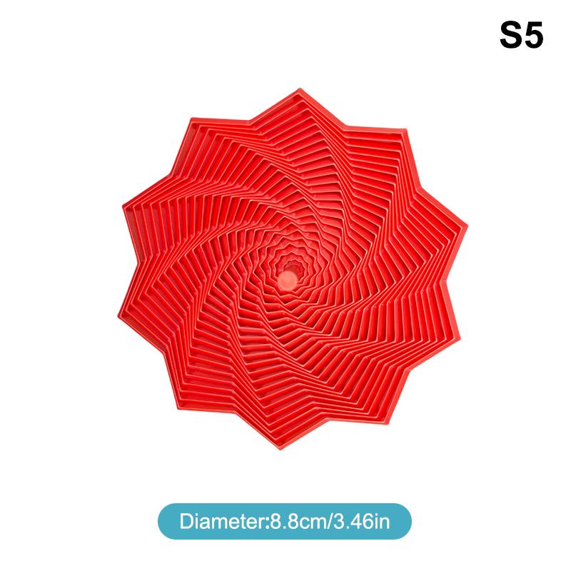 3D Printed Expanded Sensory Fidget Star Star Shaped Fidget Toys With Handles Decompression Toys Stress Relief Whirling Spiral