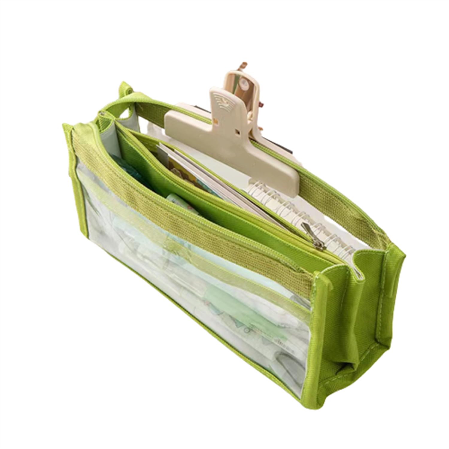 

Pen Large Ita Pen Writing Pencil For Stationery Storage Tool Gift Pouch, Transparent, Capacity, Case, Bag, Cute, Case, Stylish, Slim, Multifunctional, зелёный