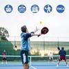Pickle Ball Paddle Set 1 Portable Carry Bag Pickleball Paddles Pickleball Rackets with 2 Paddles 4 Pickleball Balls for Beginner