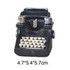 Retro Phonograph Typewriter Figurine Mini Sculpture Art Craft Table Decoration
