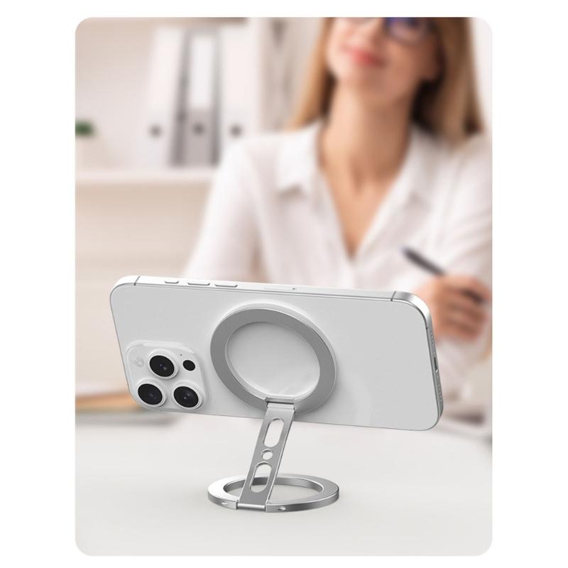 Phone Holder Kickstand Car Mount Holder Finger Grip Stand Double Side Magnetic Holder Bracket for Phone 17 16 15