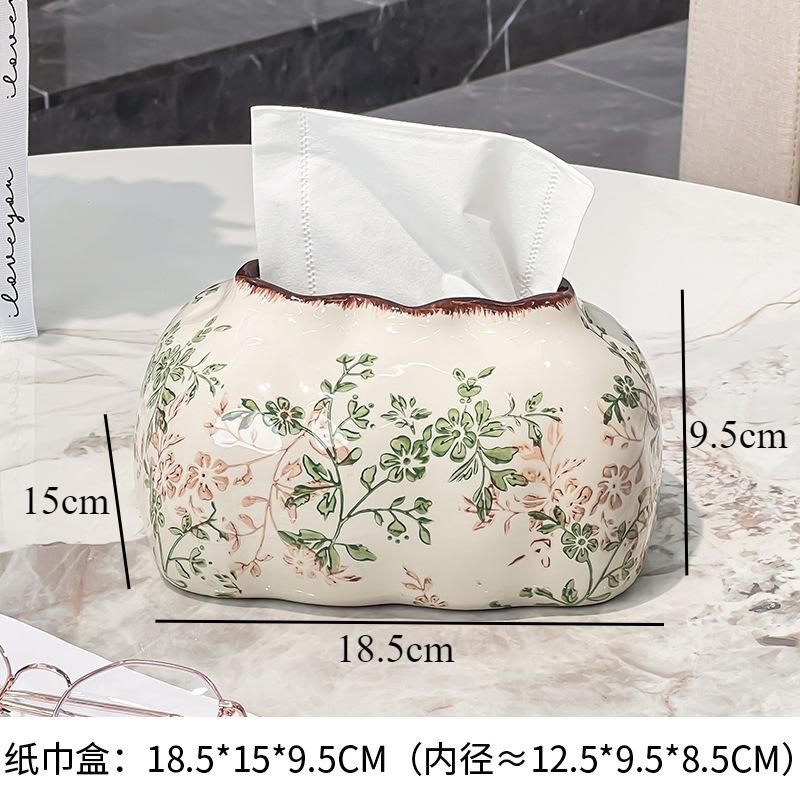 Green Flower Ceramic Vase Milk Pot Shaped Flower Vase Hydroponic Vases Flower Arrangement Tissue Box Fruit Plate Flowers Vessel