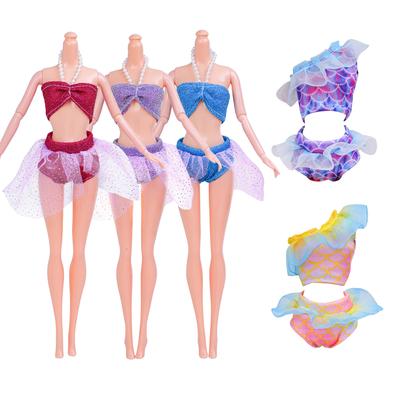 Puppe Mode Badeanzug Sommer Outfit Anzieh Oberteile Hosen Badebekleidung Strand Badezubehör Kleidung Für 30cm 1/6 Puppe Mädchen Spielzeug