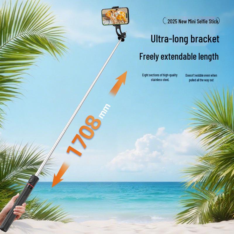 Running Amount X20 Bluetooth Selfie Stick & Tripod 1.7M for Mobile Phones and Live Broadcasting