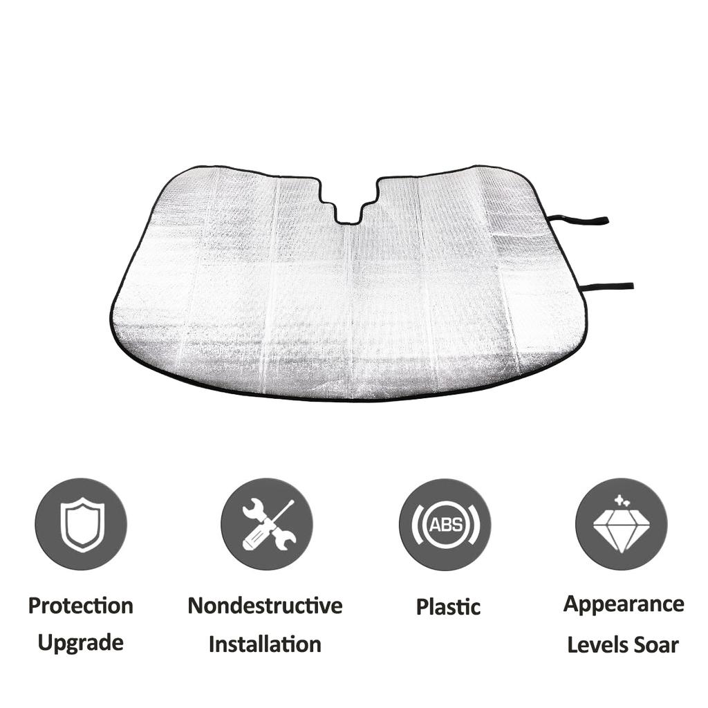 For Land Rover Discovery 5 LR5 17-25 Aluminum Foil Car Front Windshield Full Window Glass Sun Protection Parasol Car Accessories