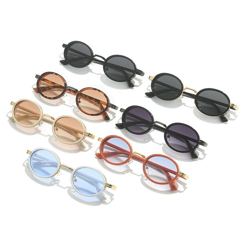 High Quality Women's Sunglasses Oval Shape Trendy Stylish Women Sun Glasses Steampunk Style UV Protection Female Sun Glass
