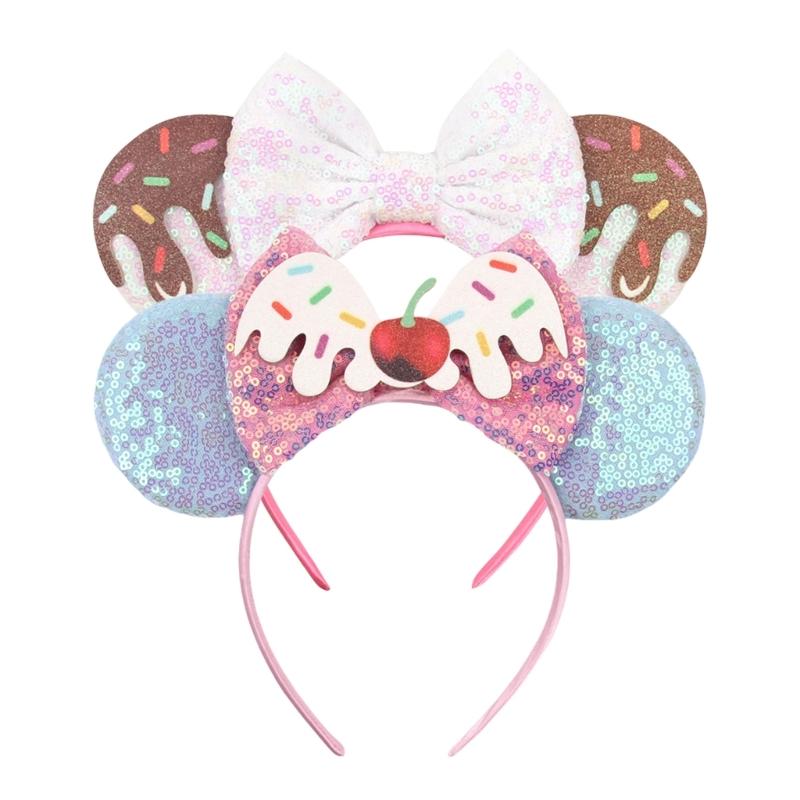 Character Design Sparkling Embellishments Hair Accessories For Holiday Birthday Parties Kids Adjustable Comfortable Stretchy Headwear