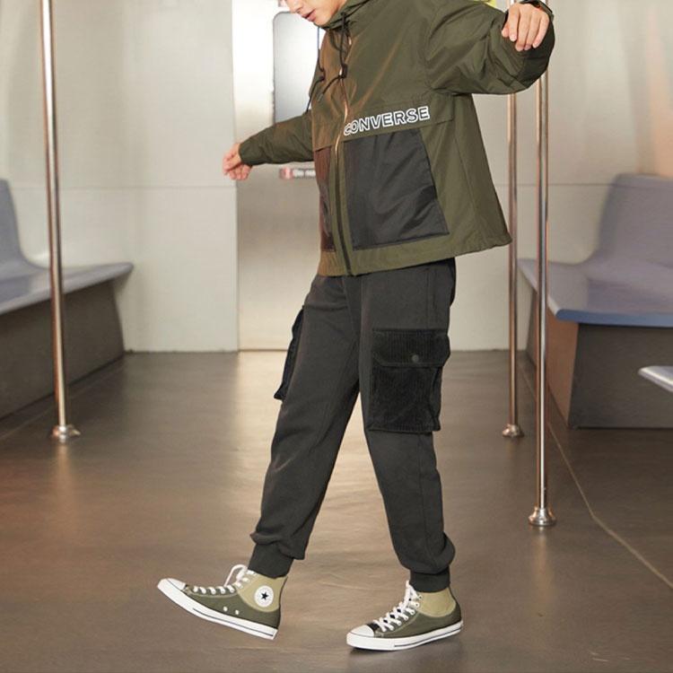 Converse Premium Short Down Jacket Asia Sizing 'Cargo Khaki' Men's 10021983-A03