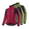 ARSUXEO Veste de cyclisme d'hiver coupe-vent doublée polaire 3 couches pour homme Vêtement d'extérieur chaud pour le sport en extérieur