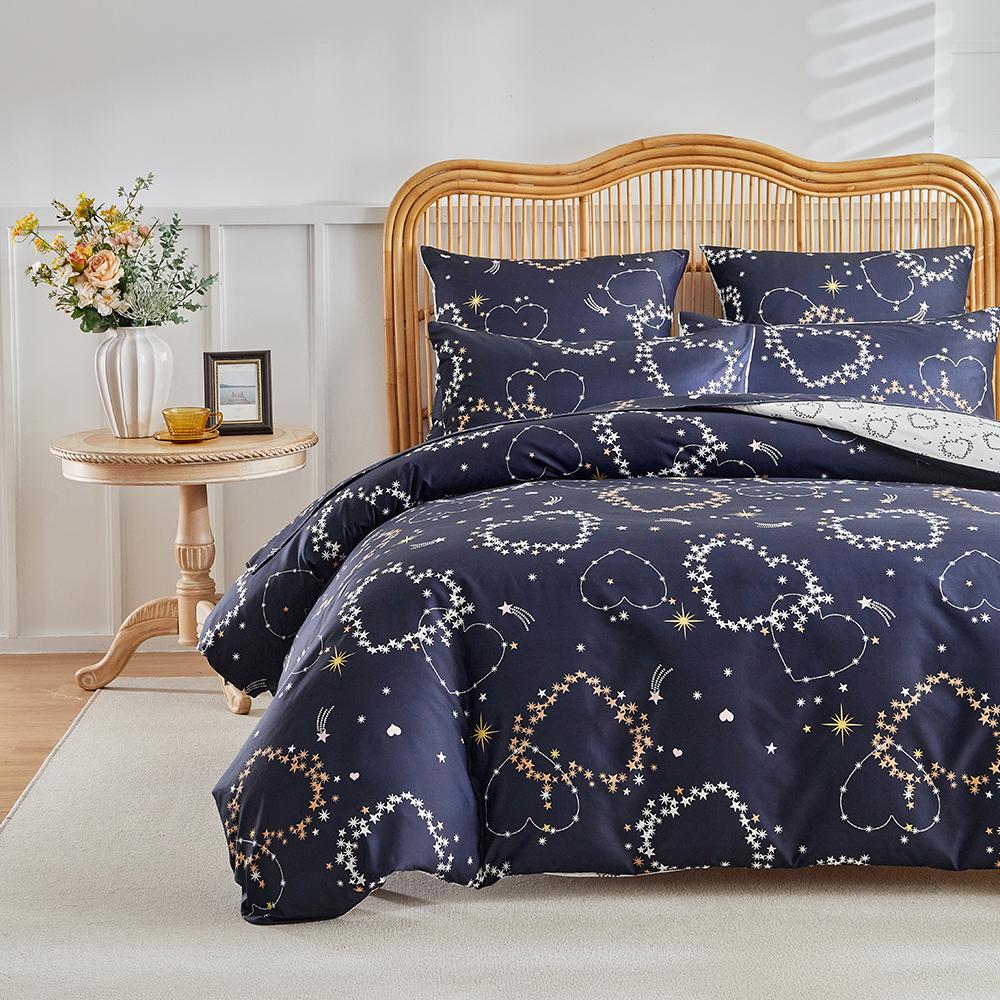 

Comforter Bedding Set Twin Full Queen King Size 135X200 Nordic 240X220 Double Single Heart 200X200 Comforter (quilt)-EU Single(135*200cm)3pcs