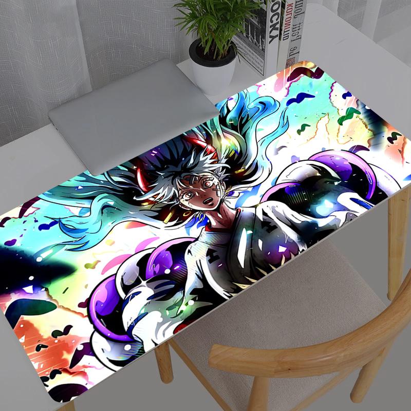 Large Mouse Pad Carpet One Piece Yamato New Laptop Pc Gamer Keyboard Mat Xxl Mousepad Edge White Tassel Rubber Table Mat