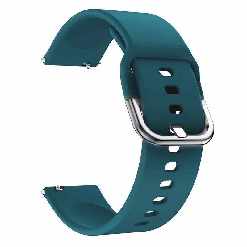 20mm 22mm Strap For Samsung Galaxy Watch 6 4 5 pro-Classic-active 44mm 40mm Sport Silicone Bracelet Amazfit GTS 4/GTR 4/3/2 Mini