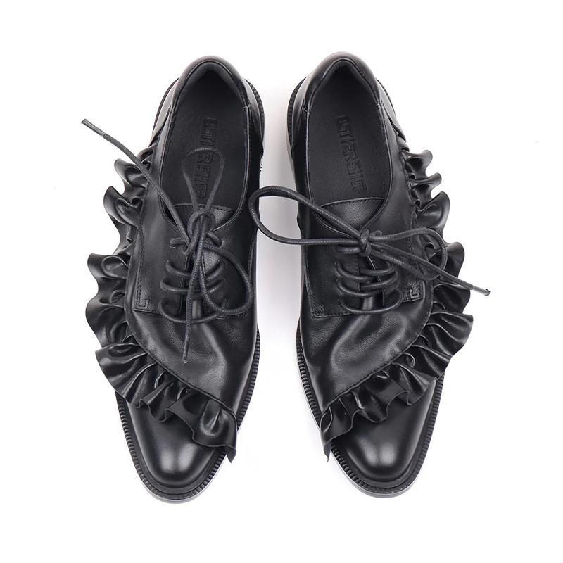 Fashion Spring Classic Women Shoes Lace Up Mid Heels Shoes Pointed Toe Chunky Pumps Designer Summer 2025 New Dress Mujer De Zapatillas