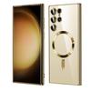 Magnetische weiche Beschichtung Hülle für Samsung Galaxy S26 S25 FE S24 Ultra S23 S21 S22 Plus S25 Edge Stoßfeste Rückseite