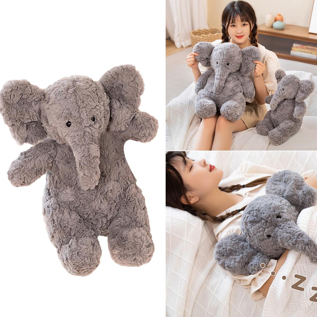 Elephant Stuffed Animals Cushion for Bedtimes for Anxious or Troubled Infants for Peaceful Night Sleep Funny Stuffed Toy