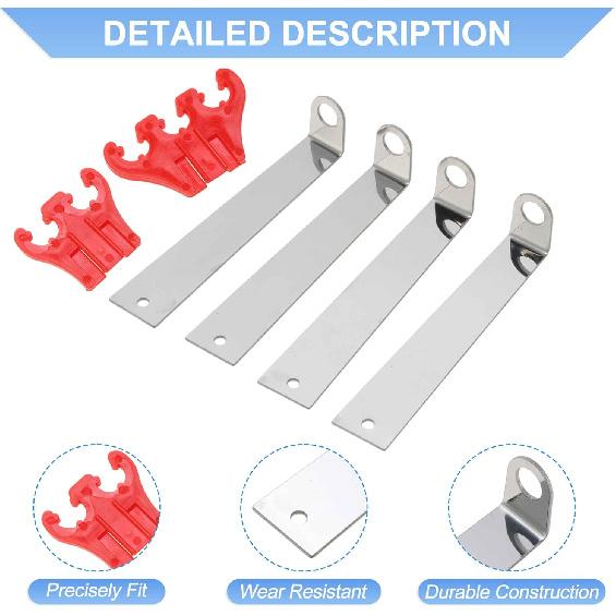 Spark Plug Wire Looms Separators for Chevy for Ford 7/8/9mm Ignition Wire Separator Holder for Chevrolet Red