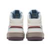 Anta Life Series Zero Feel Retro Versatile Slip Resistant Durable Mid Top Skate Shoes Men Sneakers White Gray Black 912448083-3