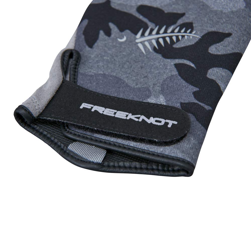 Free Knot Kodenshi Four On Skidless Gloves, Women's, Medium, Black, Y4186W-M-90